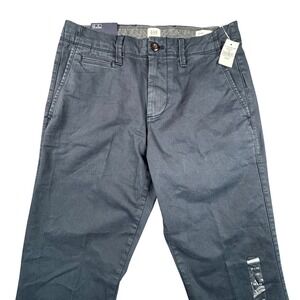 GAP Flex Slim Fit Chino Pants Mens 29x30 Mid Rise Blue Gray New with Tags